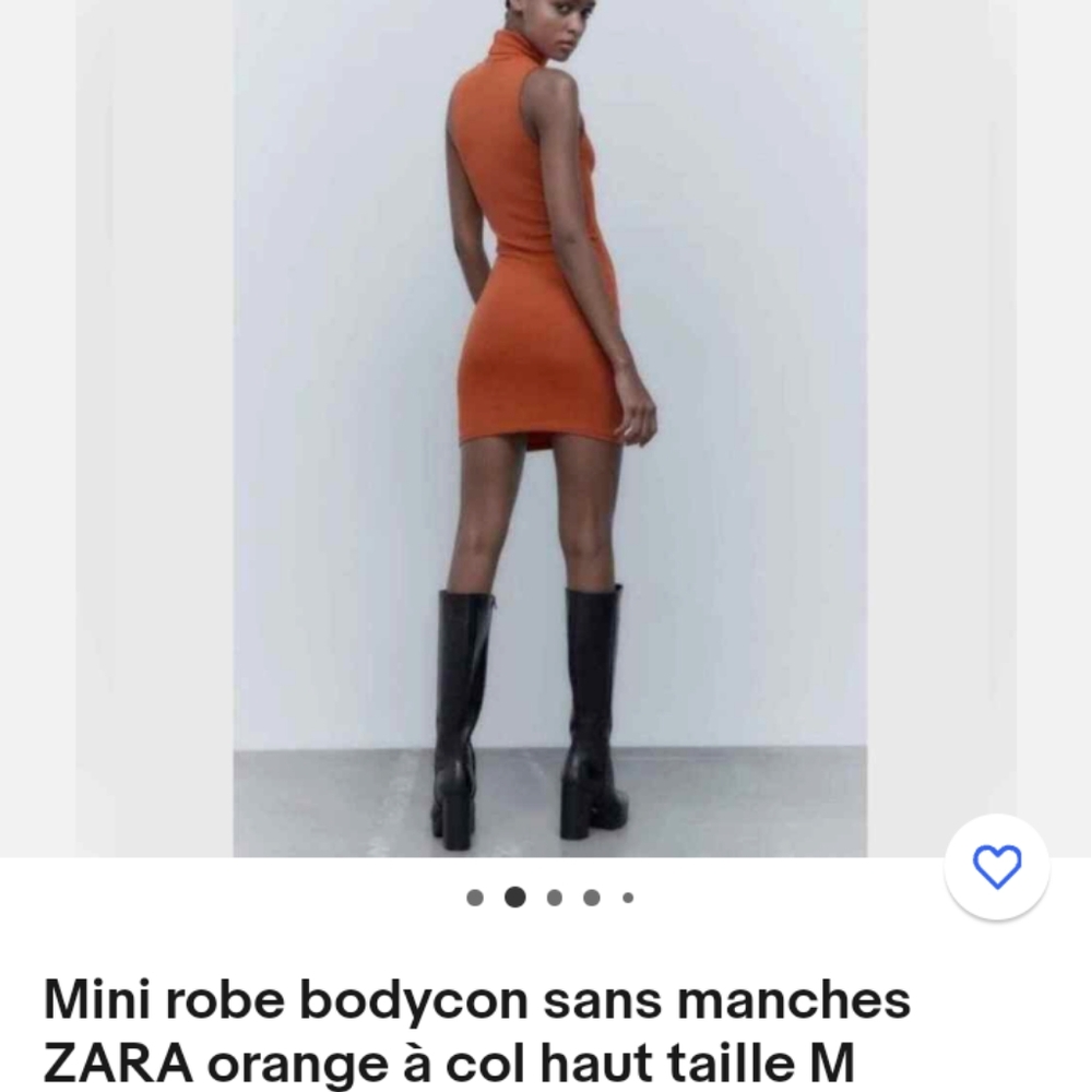 Zara High neck mini Dress